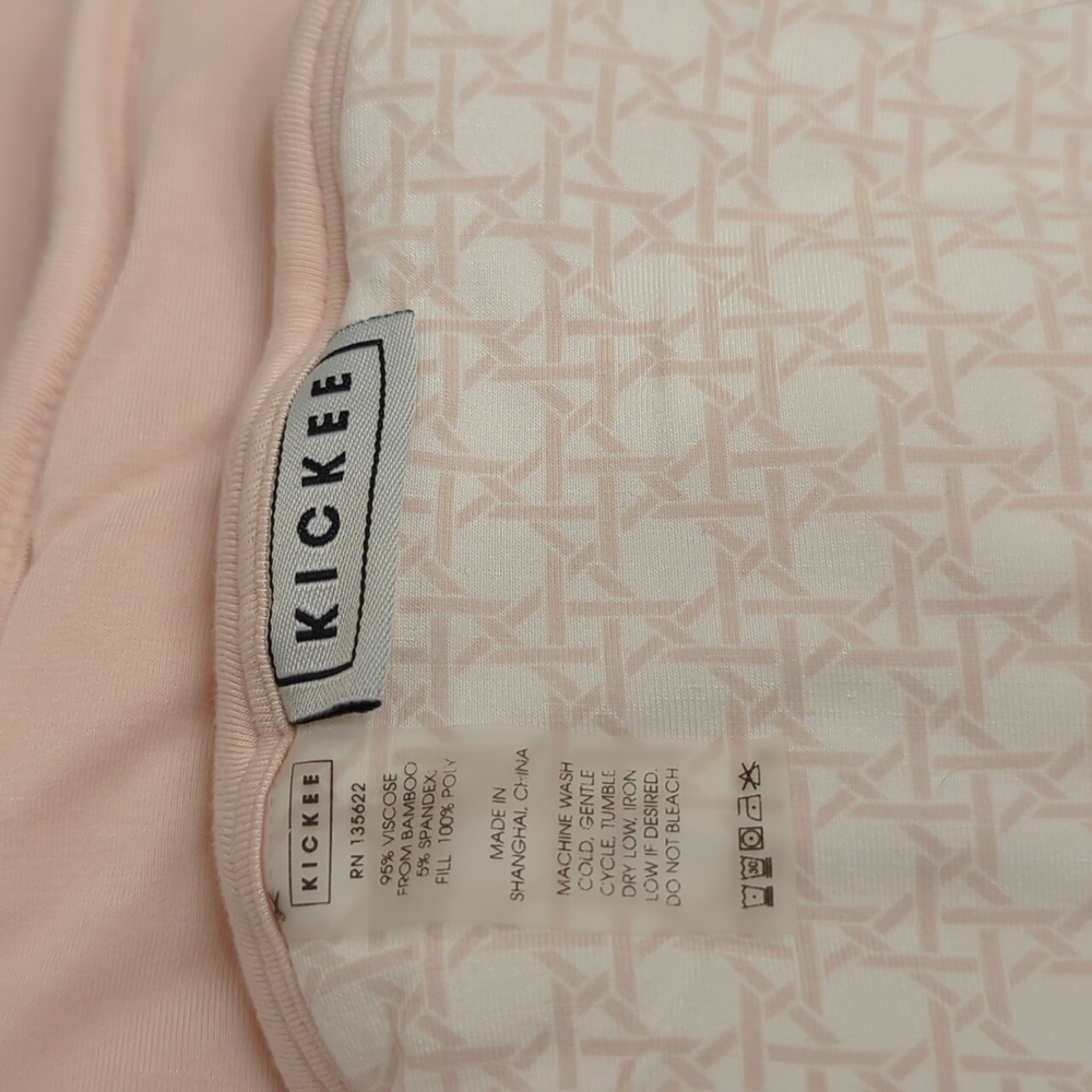 Kickee Pants Fluffle Toddler Blanket with Embroidery, Light Pink - Picture 4 of 8